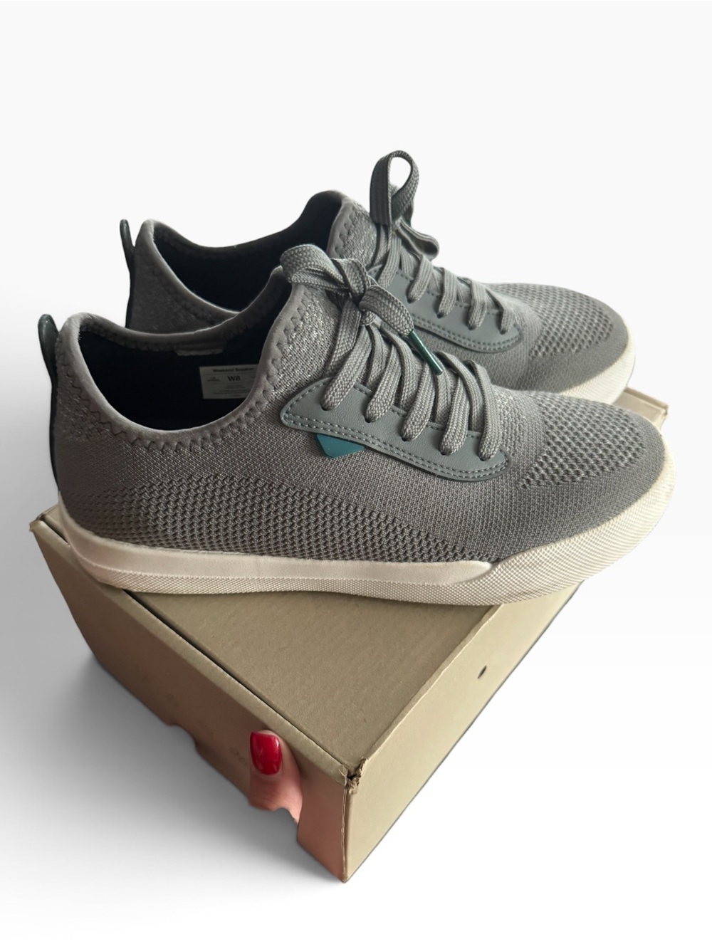 Vessi Weekend Classic waterproof sneakers in the Concrete Grey colorway